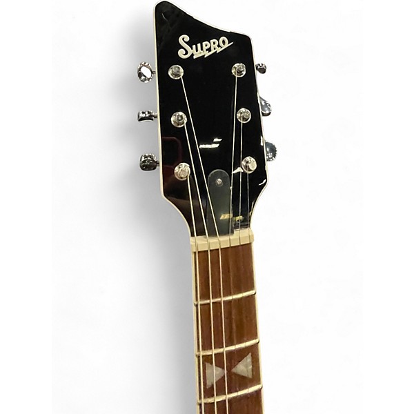 Used Supro CLERMONT AQUA BURST Hollow Body Electric Guitar