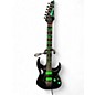 Vintage 1991 Ibanez JEM777V-BK Black and Green Solid Body Electric Guitar thumbnail