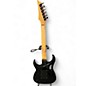 Vintage 1991 Ibanez JEM777V-BK Black and Green Solid Body Electric Guitar