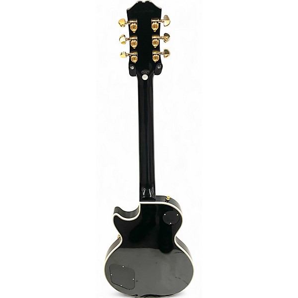 Used Epiphone Les Paul Custom Ebony Solid Body Electric Guitar