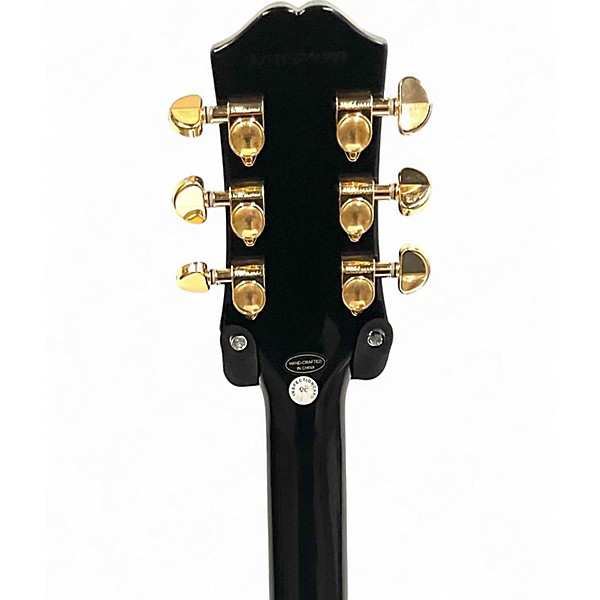 Used Epiphone Les Paul Custom Ebony Solid Body Electric Guitar