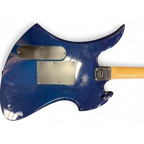 Used B.C. Rich NJ Series Mockingbird Blue Solid Body Electric Guitar