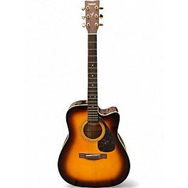 Used Yamaha FX335C Tobacco Sunburst Acoustic Electric Guitar