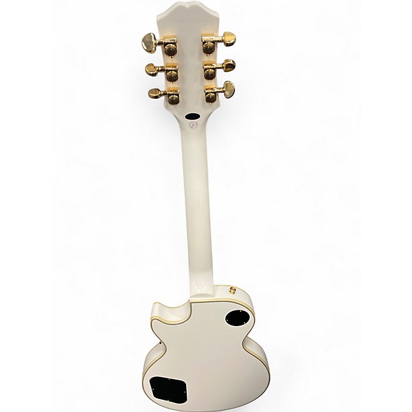 Used Epiphone LES PAUL CUSTOM INSPIRED BY GIBSON Alpine White Solid Body Electric Guitar