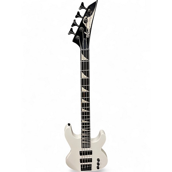 Used Jackson JS2 Concert Classic White Electric Bass Guitar