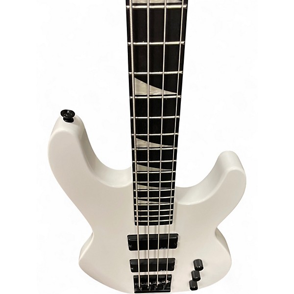 Used Jackson JS2 Concert Classic White Electric Bass Guitar