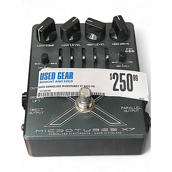 Used Darkglass MICROTUBES X7 Bass Preamp