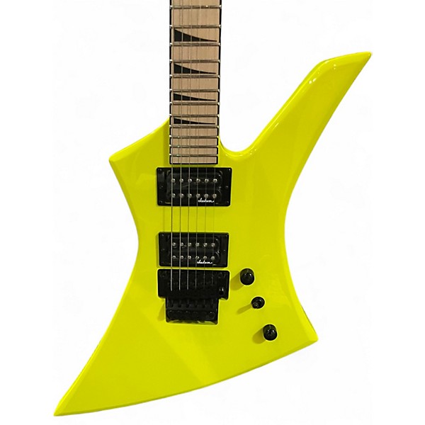 Used 2023 Jackson X Series Kelly KEXM Neon Yellow Solid Body Electric Guitar