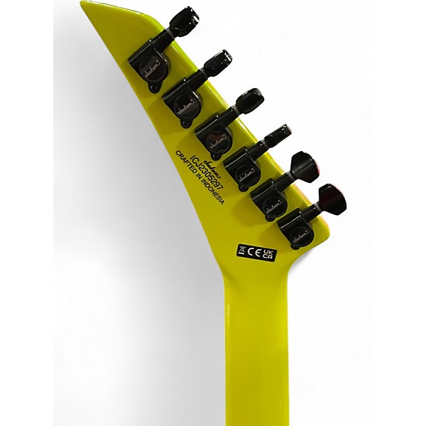 Used 2023 Jackson X Series Kelly KEXM Neon Yellow Solid Body Electric Guitar