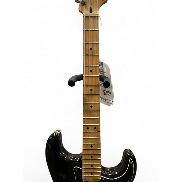 Used Fender Player Stratocaster Black Solid Body Electric Guitar