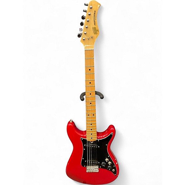 Used Hondo Ii PROFESSIONAL Red Solid Body Electric Guitar