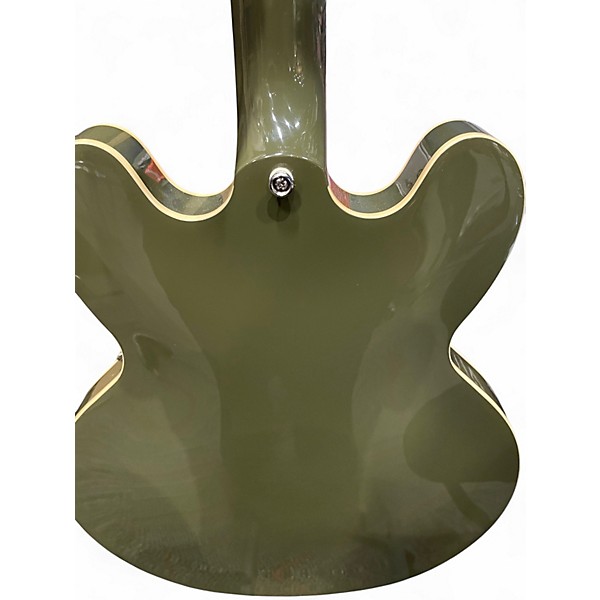 Used 2024 Epiphone ES335 green Hollow Body Electric Guitar