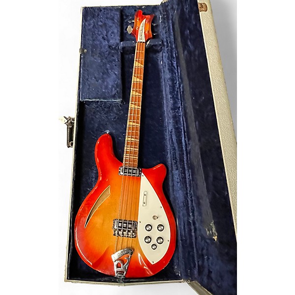 Vintage 1967 Rickenbacker 4005 Fireglo Electric Bass Guitar