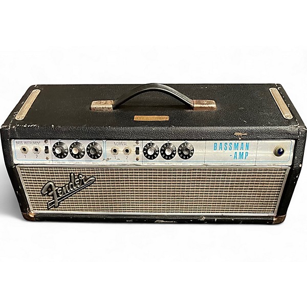 Vintage 1967 Fender Drip Edge Bassman Tube Bass Amp Head