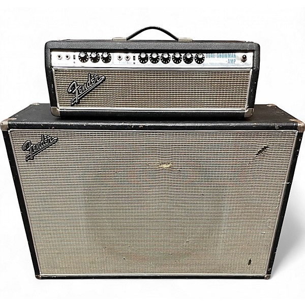 Vintage 1967 Fender Dual Showman Drip Edge Stack Tube Bass Amp Head