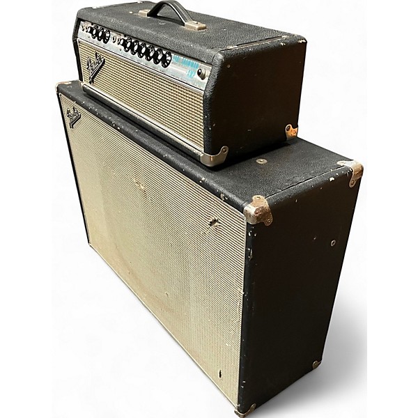 Vintage 1967 Fender Dual Showman Drip Edge Stack Tube Bass Amp Head