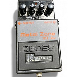 Used BOSS MT2W Metal Zone Waza Craft Effect Pedal