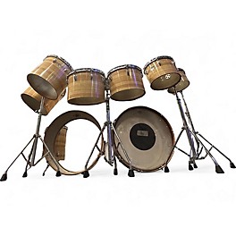 Vintage 1970s Ludwig 8 Piece OCTOPLUS Natural Drum Kit