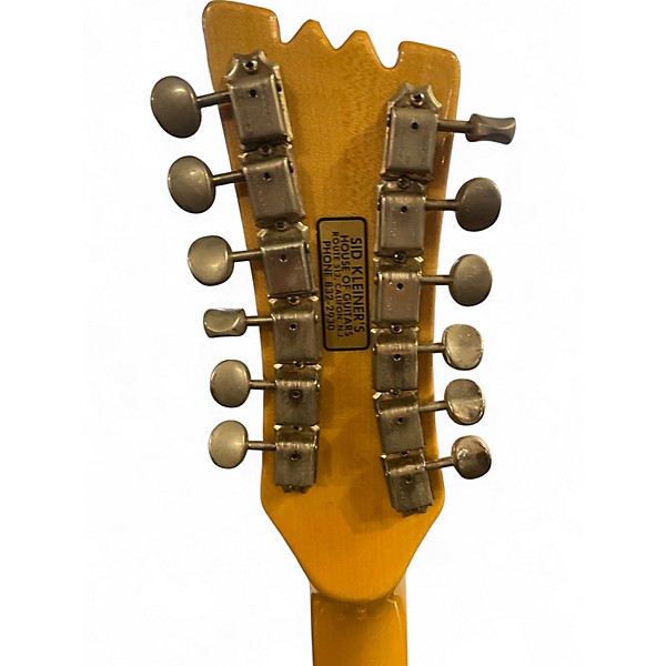 Vintage 1966 Moserite COMBO XII 12-STRING GUITAR TRANSPARENT RED Solid Body Electric Guitar