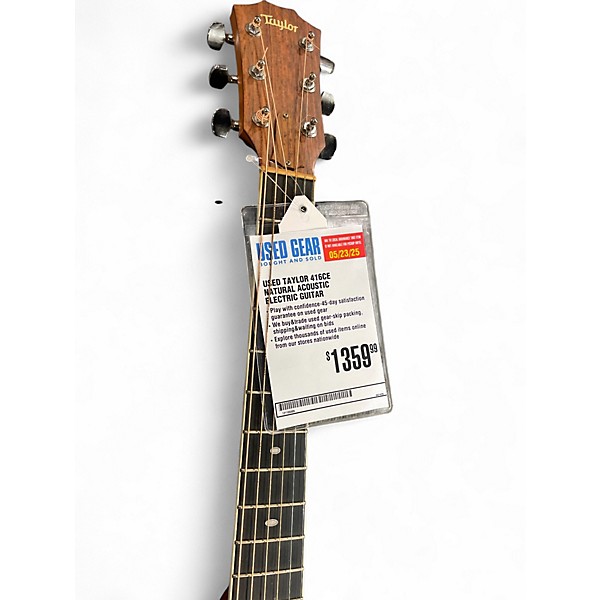 Used Taylor 416CE Natural Acoustic Electric Guitar