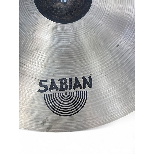 Used SABIAN 21in HH Raw Bell Dry Ride Brilliant Cymbal