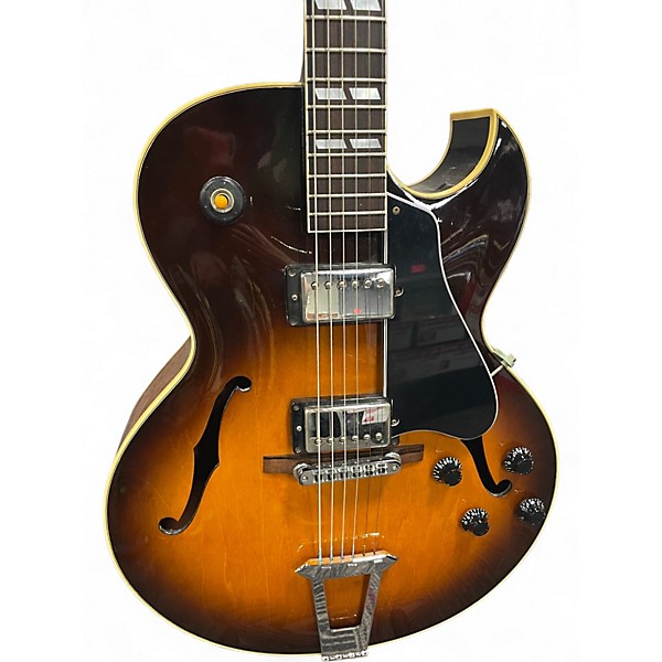 Vintage 1988 Gibson ES-175SD Sunburst Hollow Body Electric Guitar