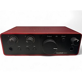 Used Focusrite Scarlett Solo Gen 4 Audio Interface
