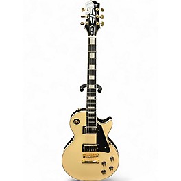 Used Epiphone Les Paul Custom Blackback Pro Alpine White Solid Body Electric Guitar