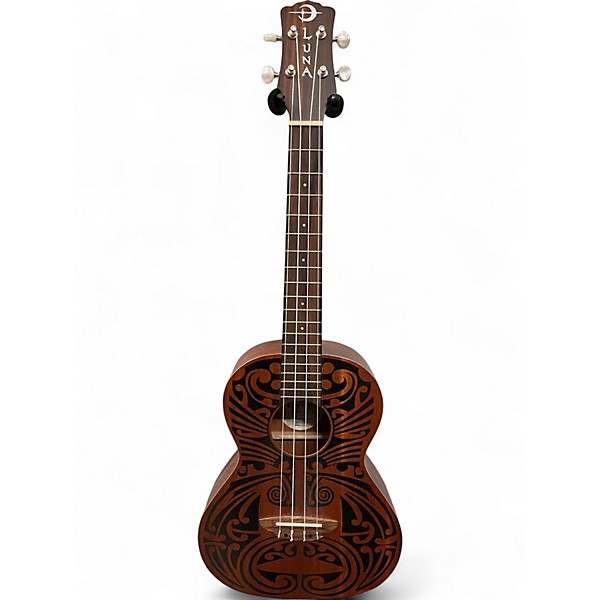 Used Luna Tribal Tenor Ukulele Natural Ukulele,New Products : American Fashion Style Bags On Sale