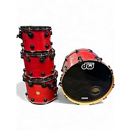 Used DW 4 Piece Collector's Series Cherry Drum Kit