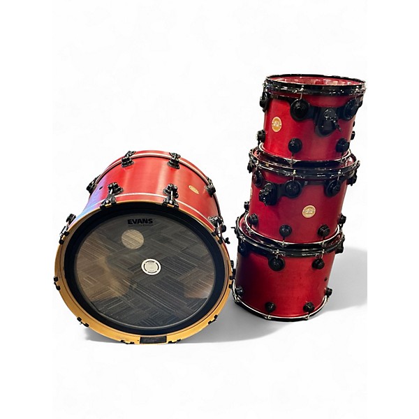 Used DW 4 Piece Collector's Series Cherry Drum Kit