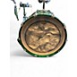 Used Premier 5 Piece SIGNIA Trans Green Drum Kit