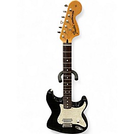Used 2002 Fender Tom Delonge Signature Stratocaster Black Solid Body Electric Guitar