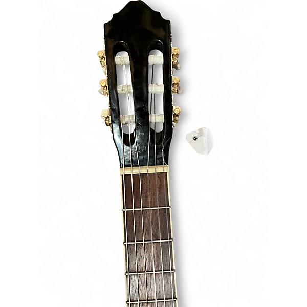 Used Lucero LCT250CE Black Classical Acoustic Electric Guitar