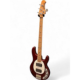 Used Ernie Ball Music Man Stingray 4 String CANDY APPLE RED Electric Bass Guitar