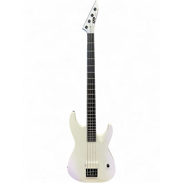 Used ESP ltd m4 artic metal artic white Electric Bass Guitar,Specials : American Fashion Style Bags On Sale
