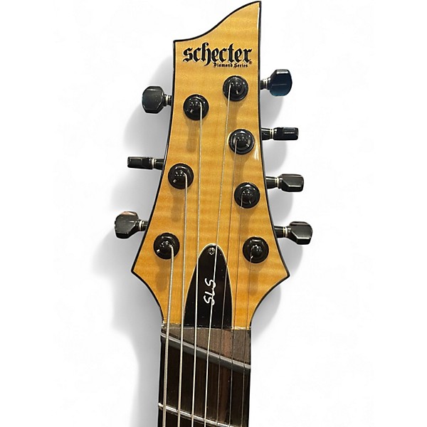 Used Schecter Guitar Research C-7 SLS Elite Black Fade Burst Solid Body Electric Guitar