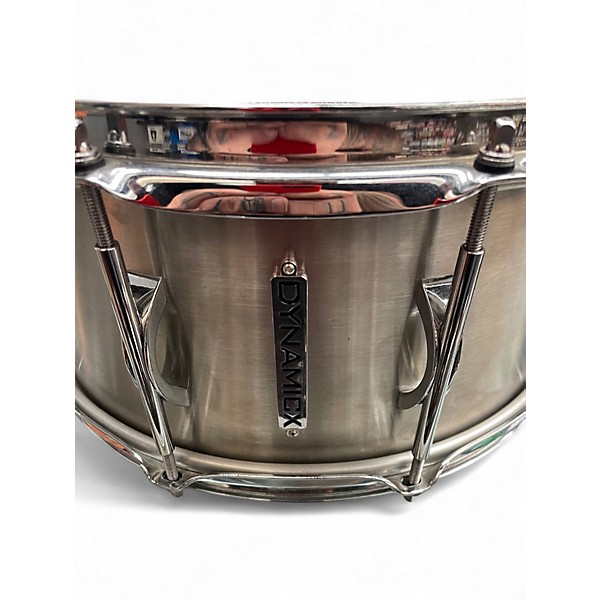 Used Dynamicx Drums 6X14 Black Swamp stainless steel Drum