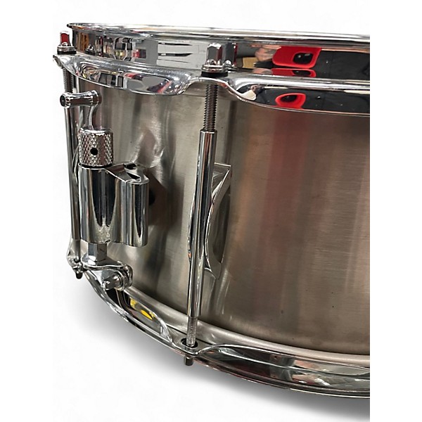 Used Dynamicx Drums 6X14 Black Swamp stainless steel Drum