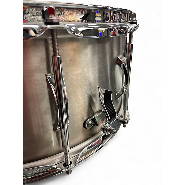 Used Dynamicx Drums 6X14 Black Swamp stainless steel Drum