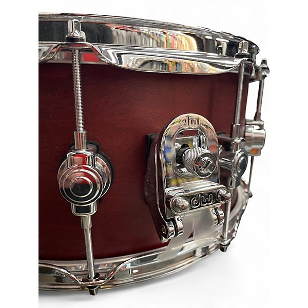 Used DW 5.5X14 Performance Series Snare Heritage Cherry Drum