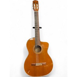 Used 1990s Takamine cp132sc Natural Classical Acoustic Electric Guitar