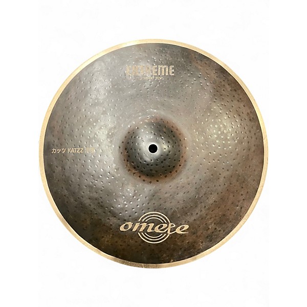Used  Omete 14in Extreme Hi Hat Top Cymbal