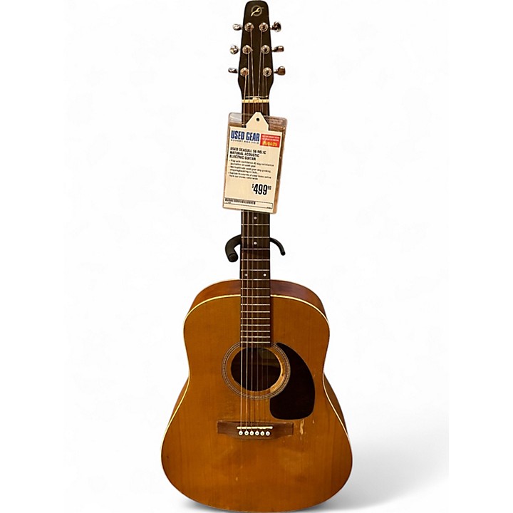 Used 1990s Seagull S6 Relic Natural Acoustic Electric Guitar