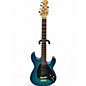 Used 2022 Ernie Ball Music Man 2022 Musicman Steve Morse HT Blue Burst Solid Body Electric Guitar thumbnail