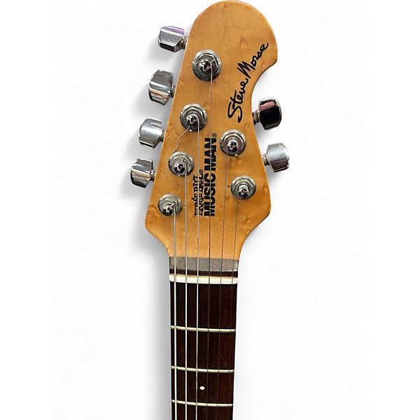 Used 2022 Ernie Ball Music Man 2022 Musicman Steve Morse HT Blue Burst Solid Body Electric Guitar