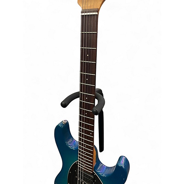 Used 2022 Ernie Ball Music Man 2022 Musicman Steve Morse HT Blue Burst Solid Body Electric Guitar