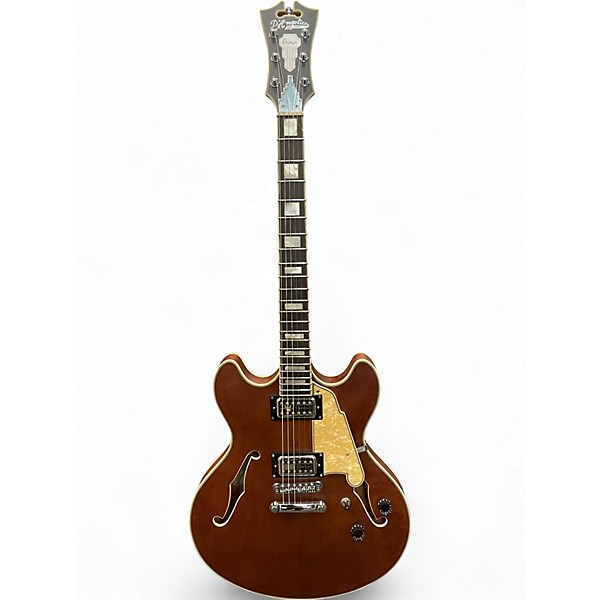 Used D'Angelico Premier Series DC Walnut Hollow Body Electric Guitar