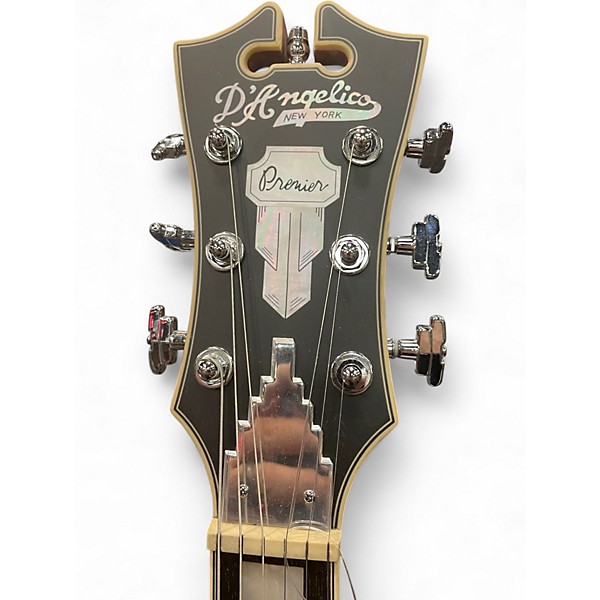 Used D'Angelico Premier Series DC Walnut Hollow Body Electric Guitar