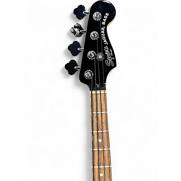 Used Fender Jaguar Bass Black Electric Bass Guitar Black
